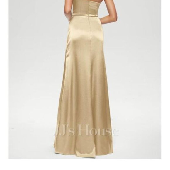 GOLD-CHAMPAGNE FORMAL DRESS - Picture 2 of 2